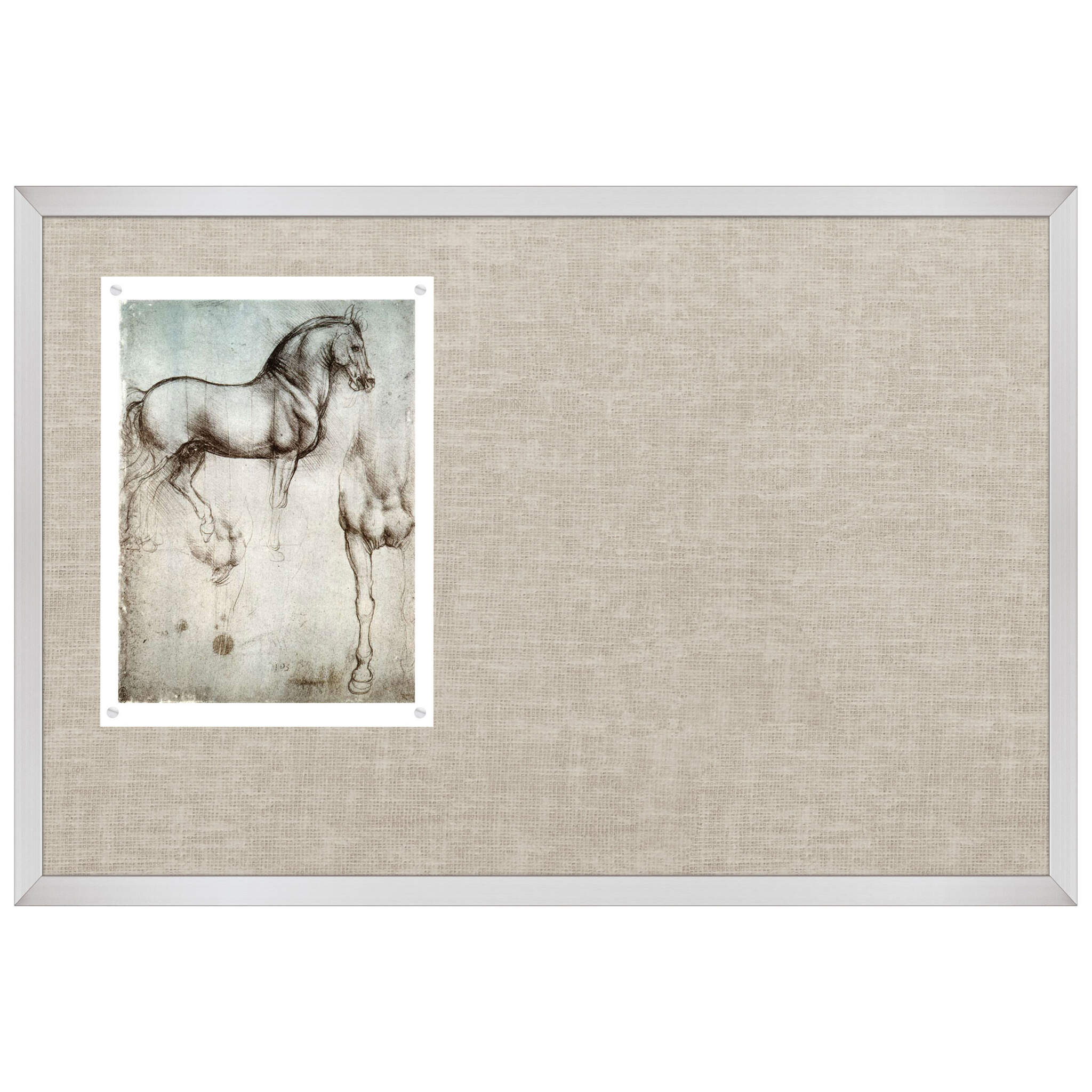 Vinyl Tackboard – Aluminum Trim by MooreCo