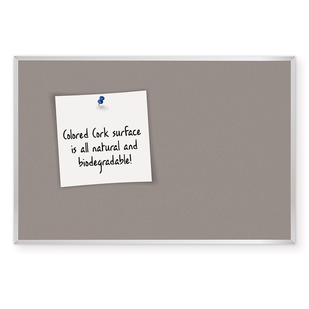Colored Cork Tackboard – Aluminum Trim by MooreCo